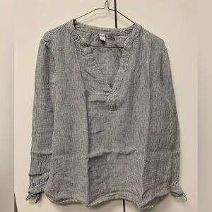 Women’s Striped Gray Shirt